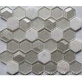 Thủy tinh lục giác hỗn hợp Marble Mosaic